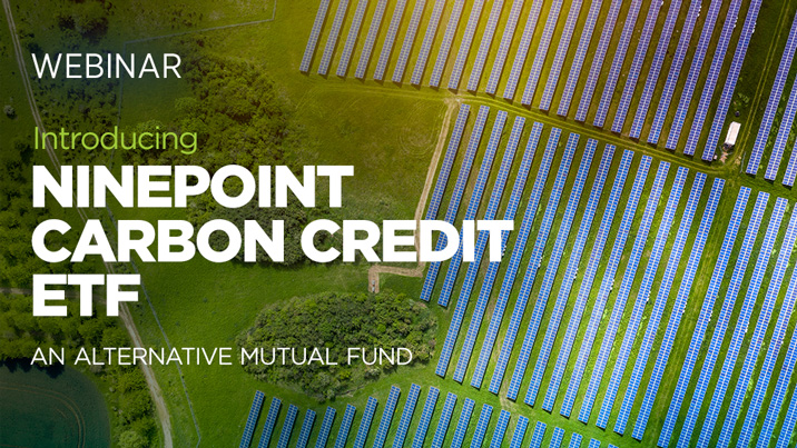 WEBINAR: Introducing the Ninepoint Carbon Credit ETF